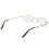 Unisex Multifocal Progressive Reading Glasses +150 Blue Light Blocking Gold Frame 10