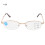 Unisex Multifocal Progressive Reading Glasses +150 Blue Light Blocking Gold Frame 13