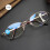Unisex Multifocal Progressive Reading Glasses +150 Blue Light Blocking Gold Frame 15