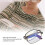 Unisex Blue Light Blocking Reading Glasses +400 Black Frame 14