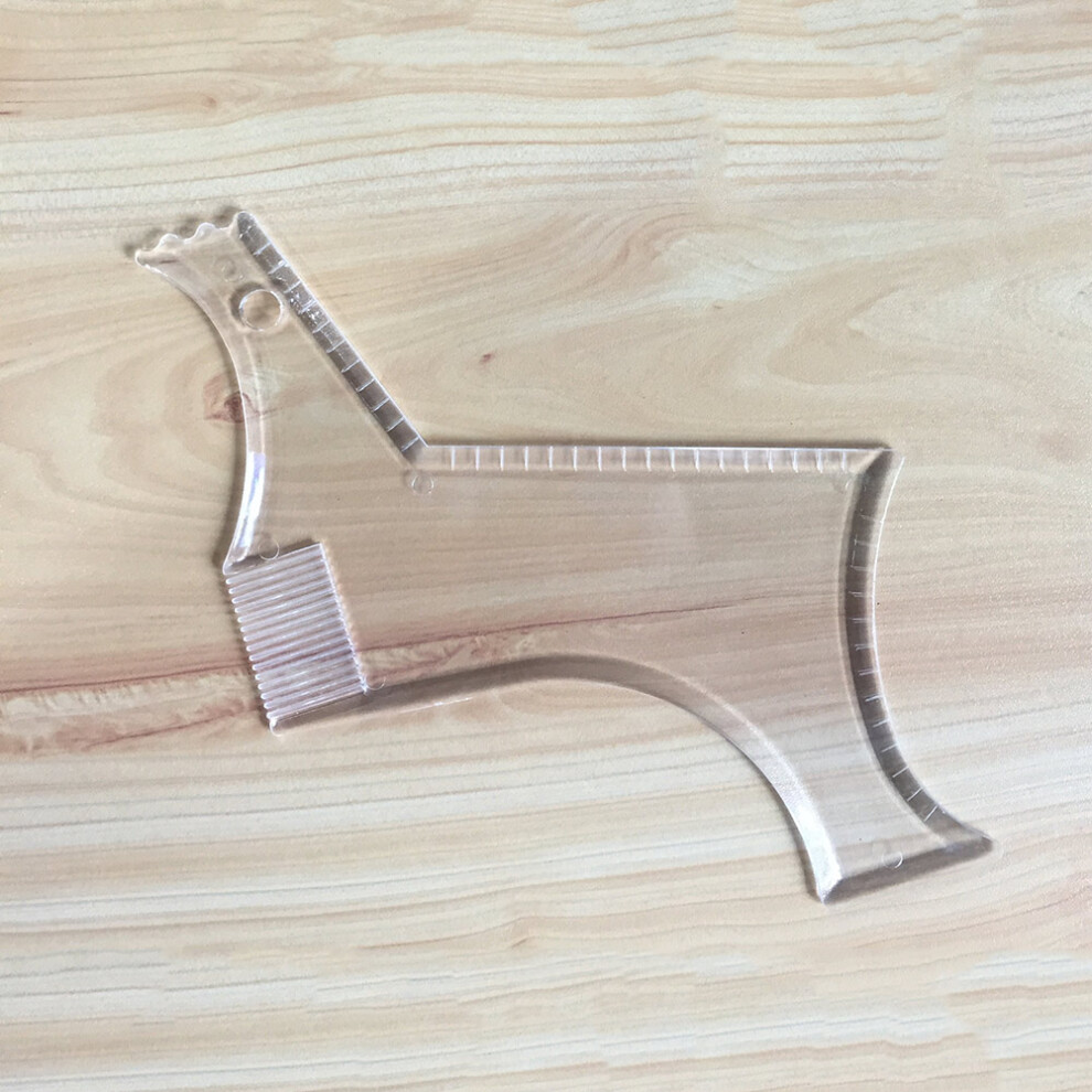 Dachuang Beauty (Transparent) Beard Shaping Template Comb - Barber Tool