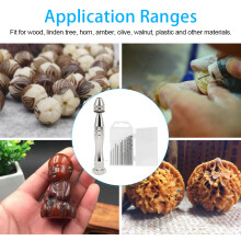 Hand Twist Drill Set 10pcs Aluminum Alloy Silver, 0.5-3mm