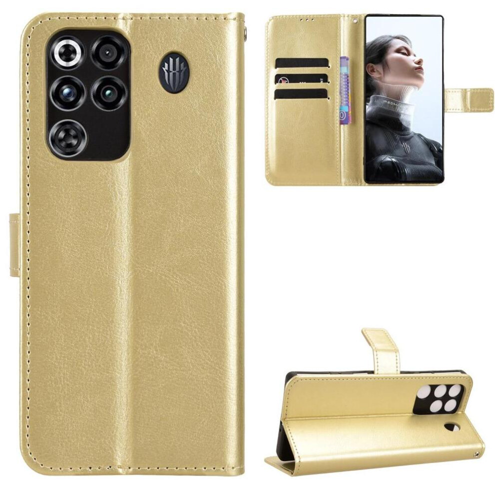 () Flip Case For Zte Nubia Redmagic 11 Pro Fit High Quality Shock Absorption Multiple Viewing Angles Magnetic Closure 764563239559