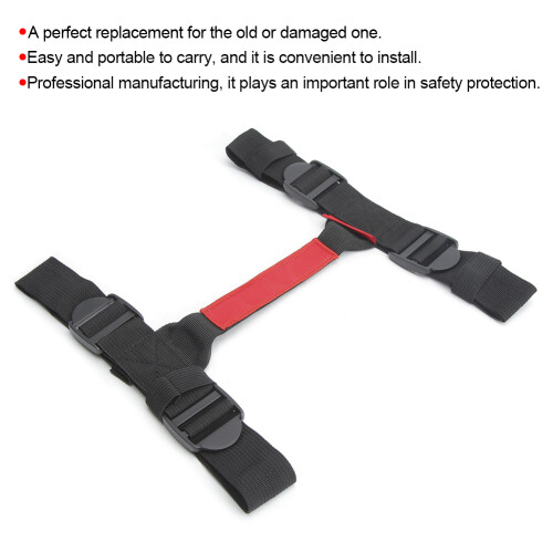 Polyester Motorcycle Trunk Side Box Strap Fits for Yamaha MT09 Tracer Red 2
