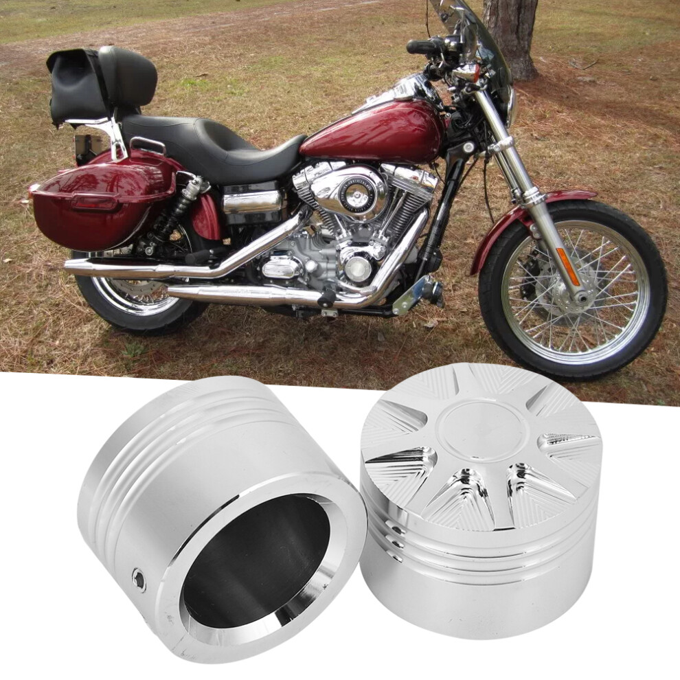 2Pcs Aluminum Motorcycle Axle Nut Cover For Vrsc Touring Trike Front 7901392454620