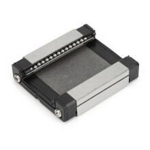 Linear Sliding Block Bearing Steel 24mm Rail Guide 45mm Length