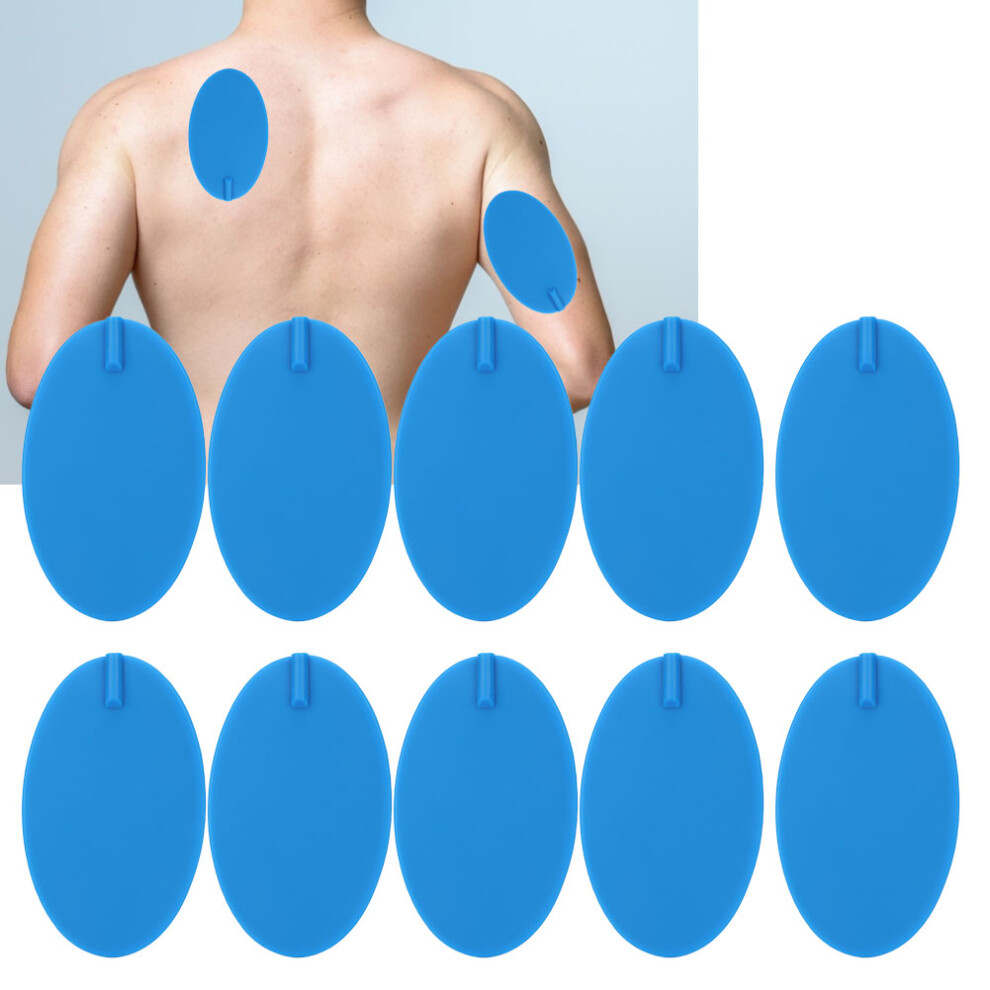Reusable Electrode Pad for Physiotherapy Machine, 95x160mm, 2mm Port