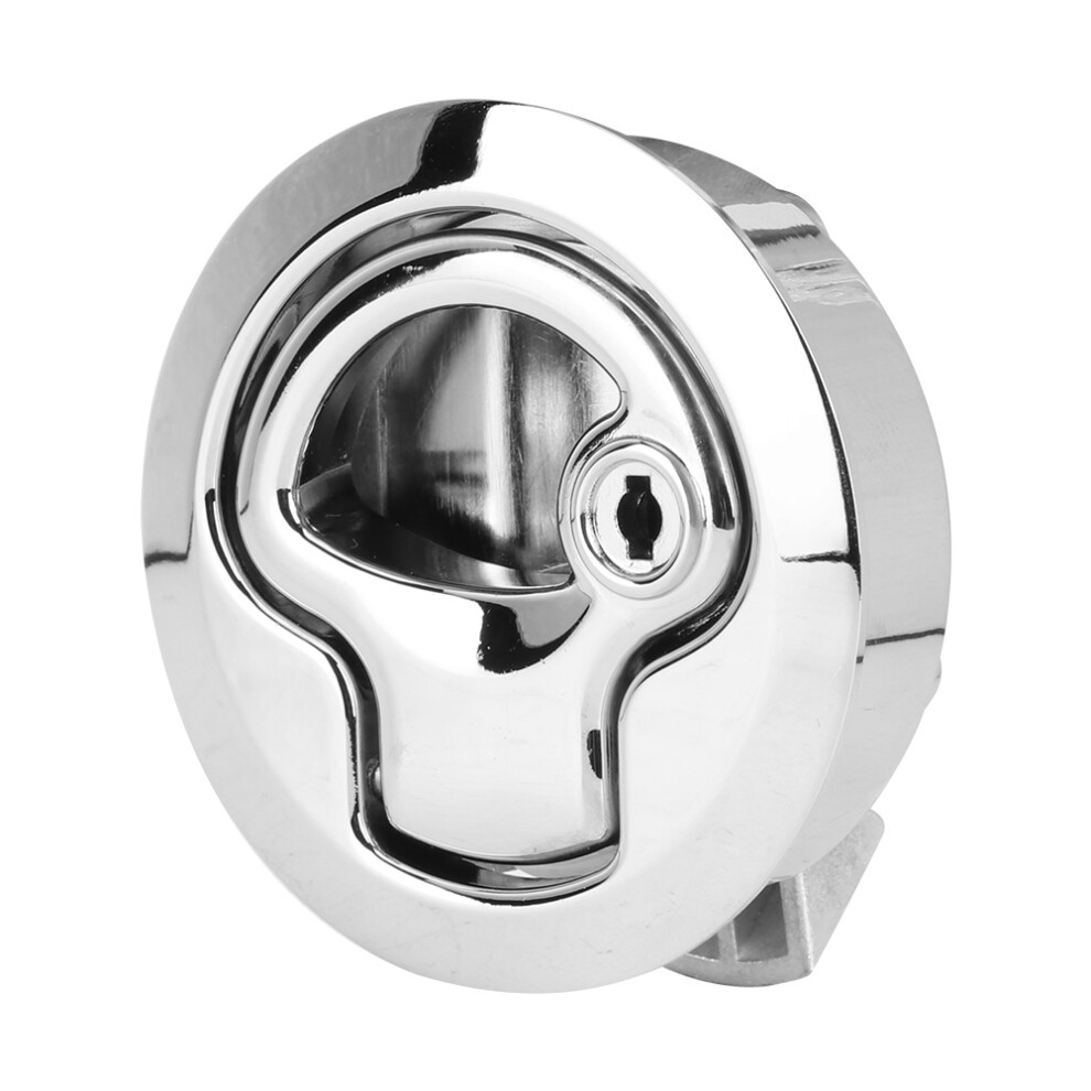 Zinc Alloy Car Hatch Lock For Rv Cabinet & Bathroom Doors Round Pull Handle 8441392454668