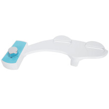 Non Electric Bidet Toilet Seat ABS White Adjustable Water Pressure