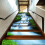 6pcs Waterproof Waterfall Pattern Stair Stickers PVC 18x100cm 11