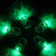 100Pcs Green LED Balloon Paper Lanterns 3.8x1.6cm for Party Wedding