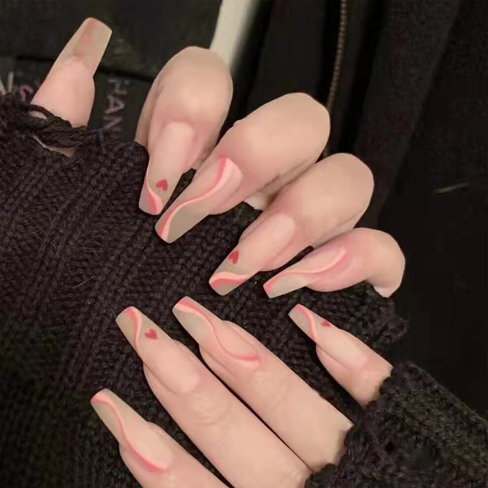 Dcph-Clothing French Press-On Nails For Women - Reusable & Stylish