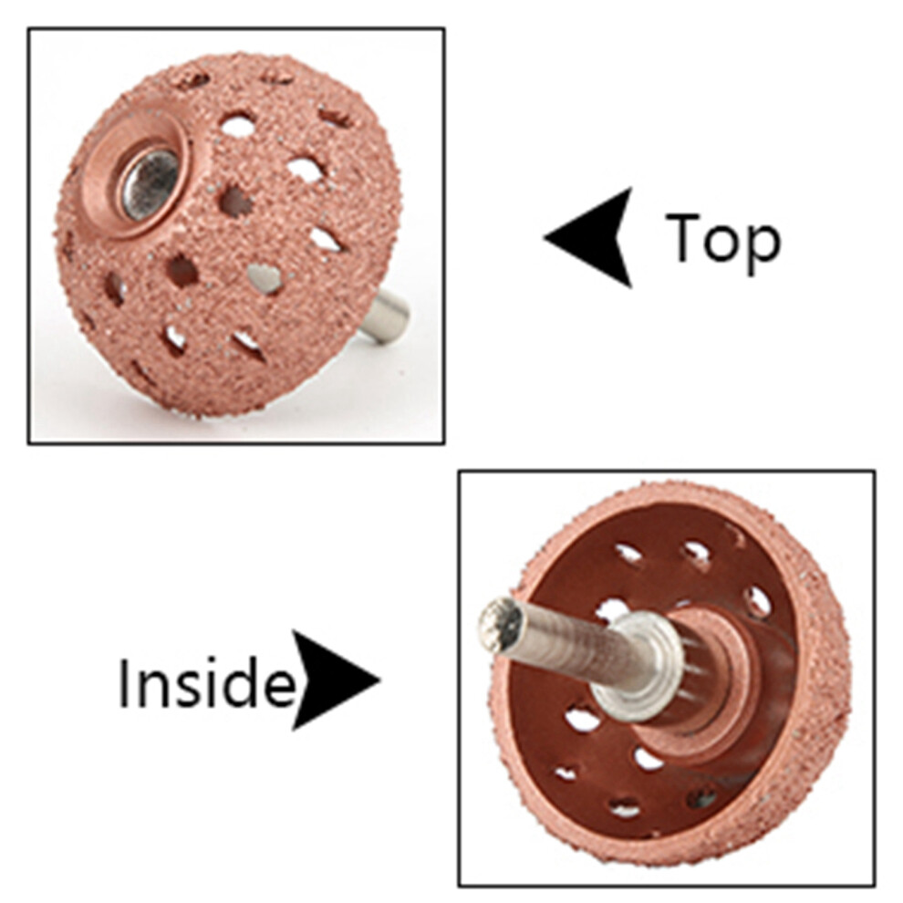 2 x Tungsten Steel Bowl Buffing Pads