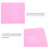 Pink Silicone Rolling Dough Mat 40x50cm with Scales & DIY Tools 9