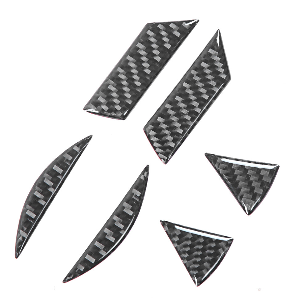 Carbon Fibre Rear Sign Trim Decals Touareg Set 7790334094877