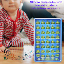 Children Arabic Reading Machine Pad Educational Toy, Blue, 19x12x1.5cm