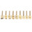 9 Pcs Leather Edge Soldering Tips Brass Making Tool 1.0mm-9.0mm 2