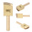 9 Pcs Leather Edge Soldering Tips Brass Making Tool 1.0mm-9.0mm 6