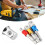 3Pcs/Set Hex Drill Bit Socket Adapter Drive 1/4in 3/8in 1/2in 5