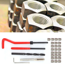 30Pcs Stainless Steel Thread Repair Kit M6x1 Insertion & Tap Tool