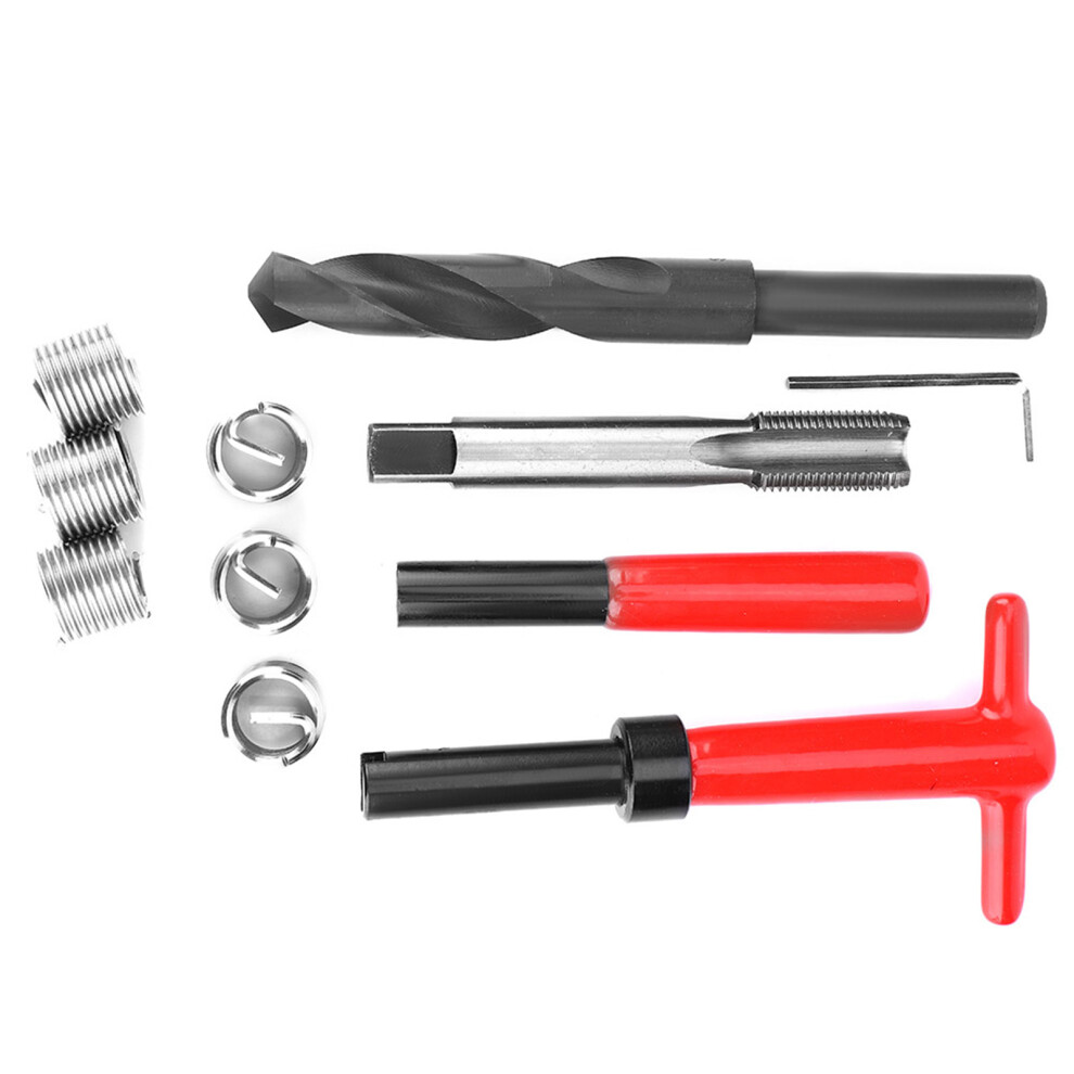 M16x1.5 Stainless Steel Thread Repair Kit 11Pcs Twisted Drill & Wrench Set 4311392457072