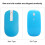 Wireless Keyboard Mouse Set for Notebook, 96 Keys, Pink/Blue 5
