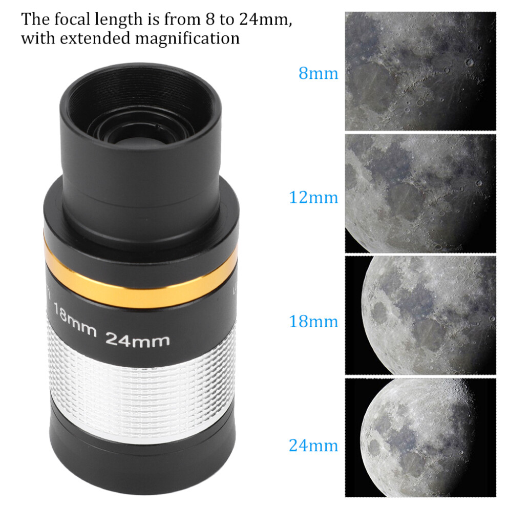 8-24Mm Zoom Eyepiece For Astronomical Telescope, Metal & Optical Glass 8471392710068