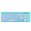 Wireless Keyboard Mouse Set for Notebook, 96 Keys, Pink/Blue 8