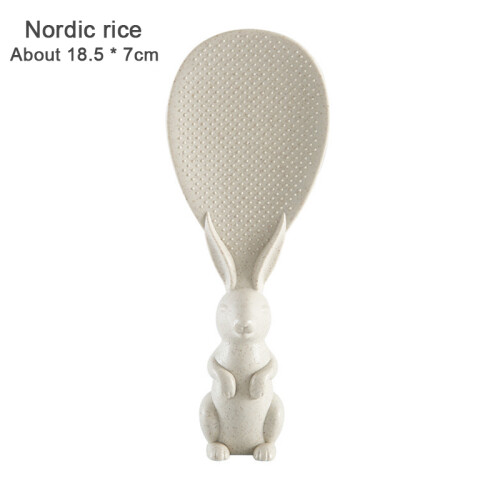 (Transparent) Bunny Rice Spoon - Non-Stick Kitchen Tool