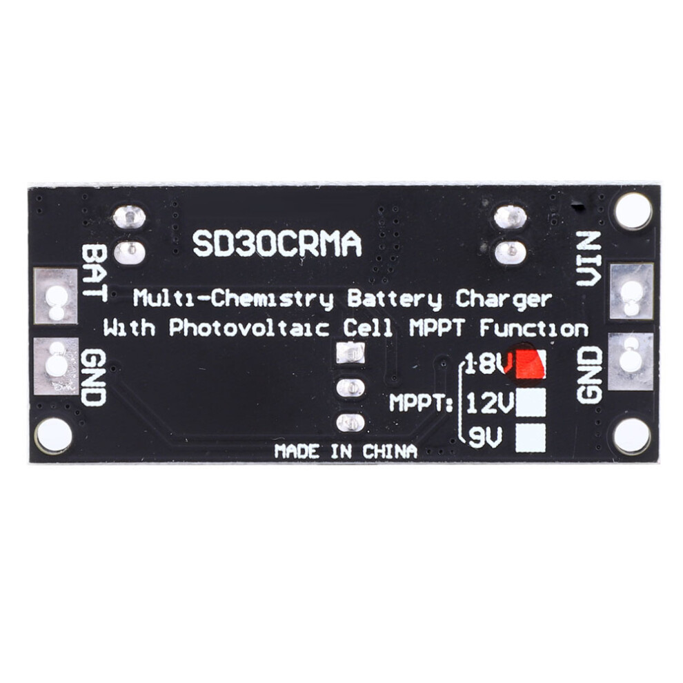 9V/18V Solar Mppt Controller For Lithium Battery Charging, Adjustable Voltage 7621392457987