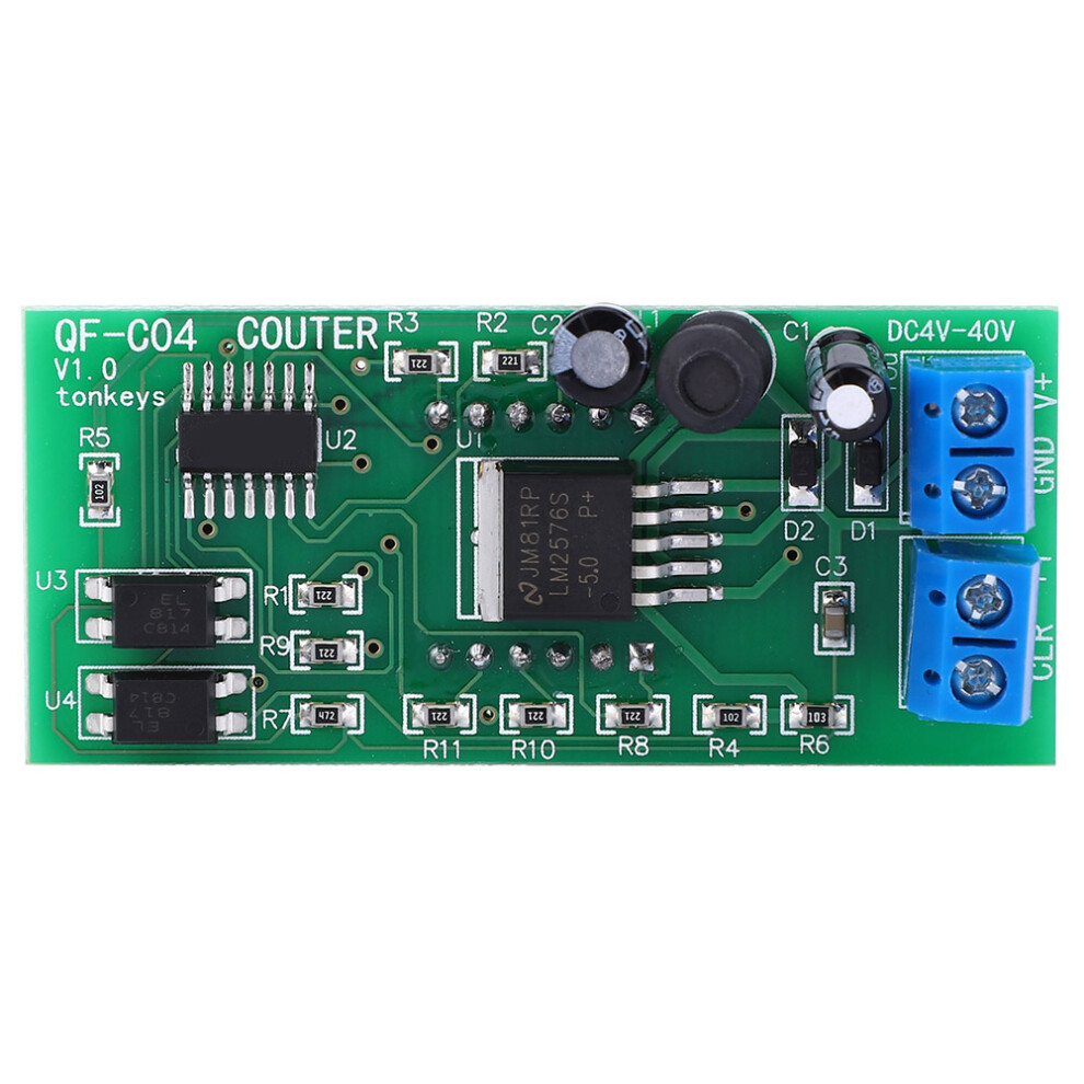 Counter Module 4 Digit Digital Display With Memory Qf C04 Dc4-40V High Quality 4691392458034
