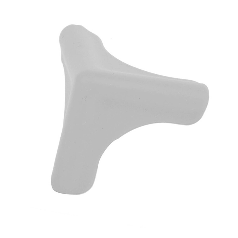 4Pcs Food Grade Silicone Corner Protectors For Furniture Safety Gray