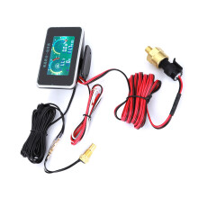DC 9V-36V 4-in-1 Car LCD Digital Voltmeter Water Temp Oil Pressure Gauge