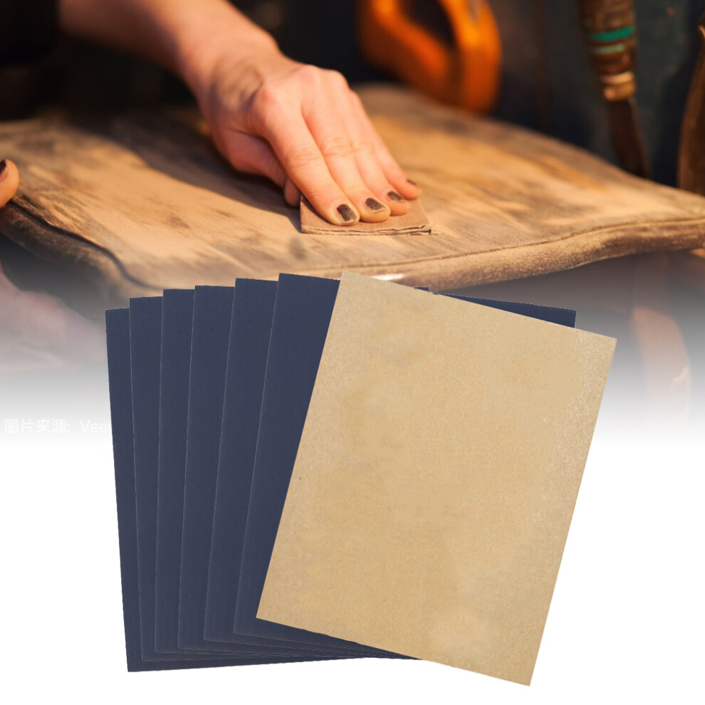 100Pcs P800 Waterproof Sandpaper Wet/Dry Abrasive, Kraft Paper, Coffee 9301392459423