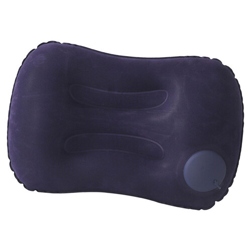Multifunctional Square Shape Inflatable Pillow-Navy blue