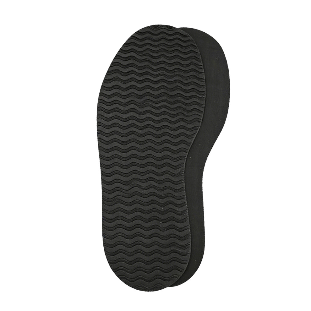 Rubber Full Soles 4mm Thick Nonslip Ground Grip Soles-Black