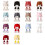 2PCS Infant Hat Set Soft Cotton Blend Knot Design-Burgundy 2