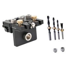 Aluminum Hole Punching Locator Wood Drilling-black 12mm