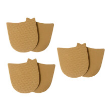 3Pair Wear Resistant Rubber Soles Protectors Thick Soles-Beige
