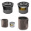 High Efficiency Liquid Stove with Heat-Windproof cover 2