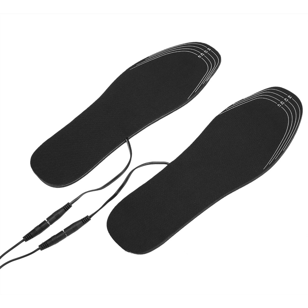 USB Heated Insoles Foot Warming Pad S-45 Outdoor Sports Carbon Fiber