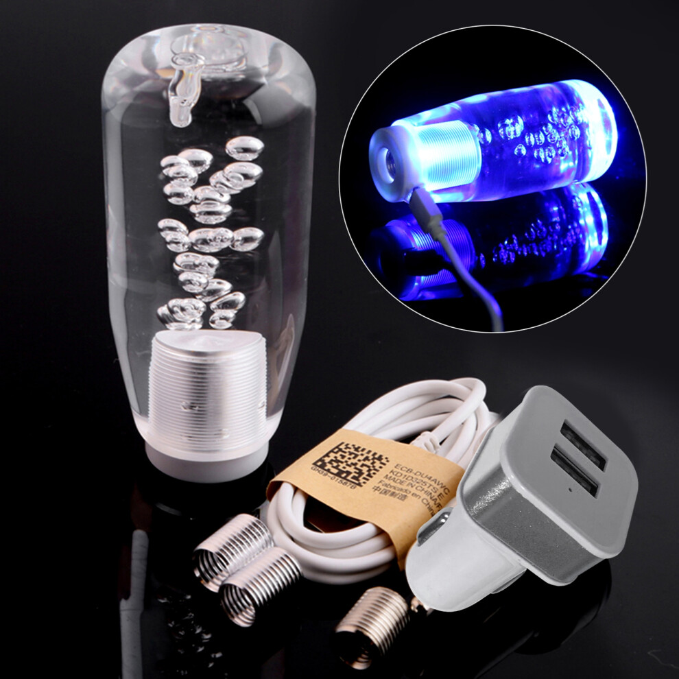 Crystal Led Shift Knob - Manual Gear Shifter, 10Cm/15Cm/20Cm/25Cm Blue 9441392461610