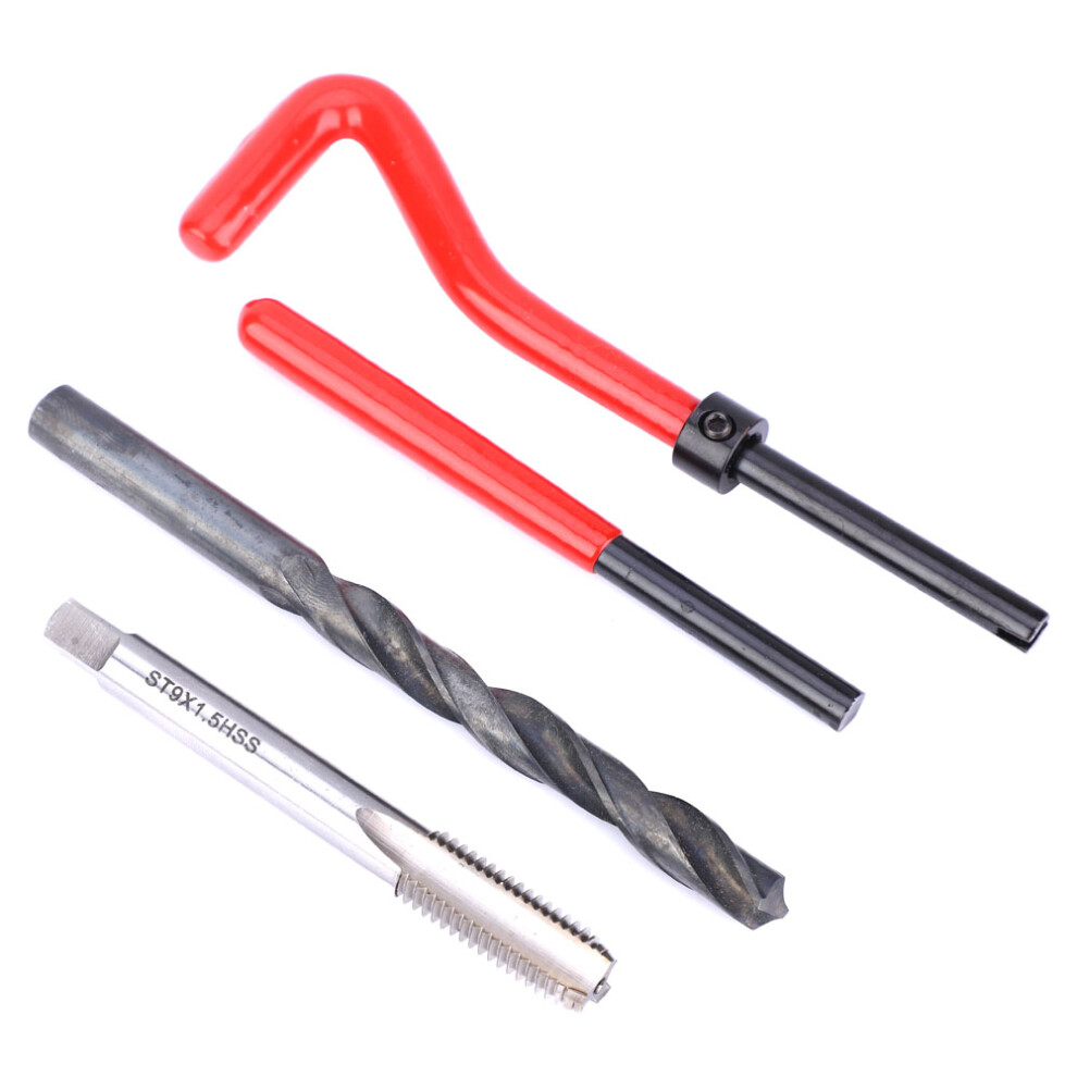 20 Pcs M9x1.5 Stainless Steel Thread Repair Kit Female Rethreading Tap Set 6931392712605