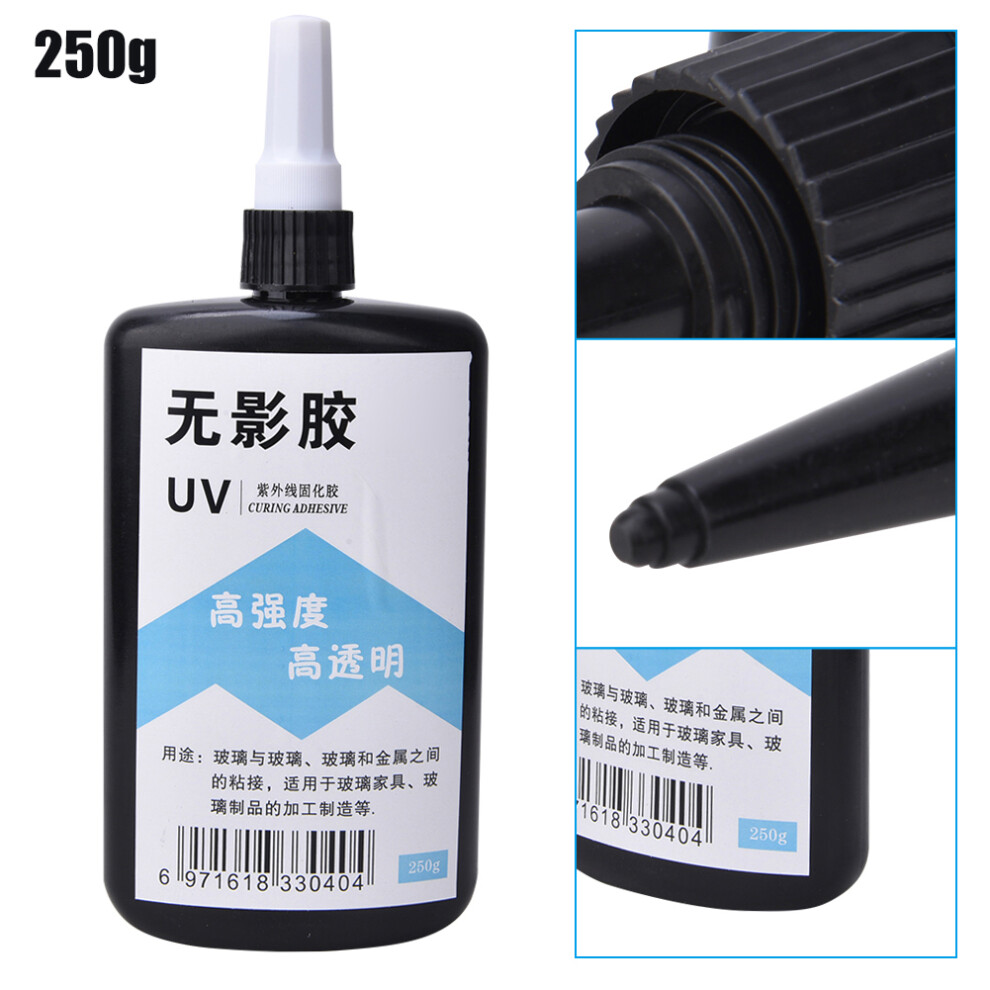 Clear Uv Glue Uv Cure Adhesive For Glass & Acrylic 250G 4931392713307