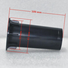 4PCS ABS T1 Bass Speaker Inverted Tube 5-6 inch, 100mm Length