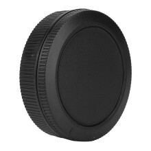 Schwarz gesetzt von Objektivdeckeln für Canon EOS R Vollformatsensor vorne & hinten