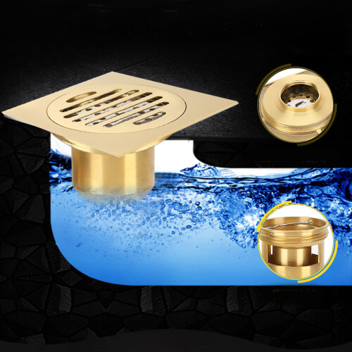 Premium Brass Anti Odour Shower Drain 2