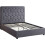 Seconique Madison 5ft Kingsize Bed - Grey Velvet Fabric 4