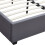 Seconique Madison 5ft Kingsize Bed - Grey Velvet Fabric 6