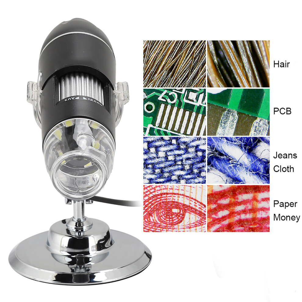 1600X 2Mp Digital Usb Microscope Camera With 8 Led & Macro Lens 6901362574939